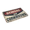 COTECI The Muddy Mat Beware of Coonhound Rug, Man Cave Decor, Football, 50 x 80 cm view 2