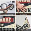 COTECI The Muddy Mat Beware of Coonhound Rug, Man Cave Decor, Football, 50 x 80 cm view 3