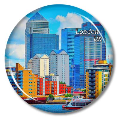 UK London Refrigerator Magnet, Metal Bottle Opener Souvenir