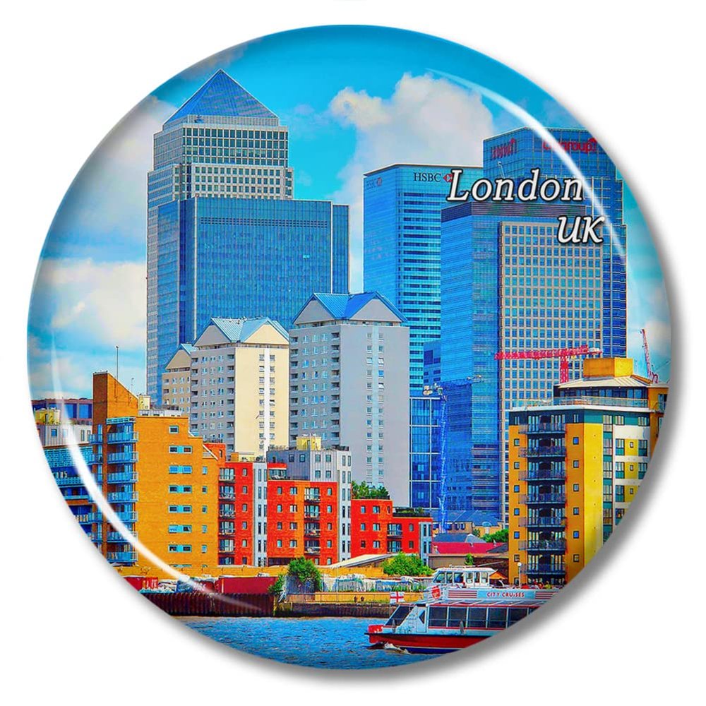 UK London Refrigerator Magnet, Metal Bottle Opener Souvenir