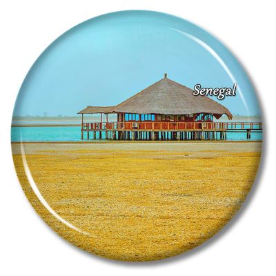 Senegal Refrigerator Magnet with Hidden Bottle Opener