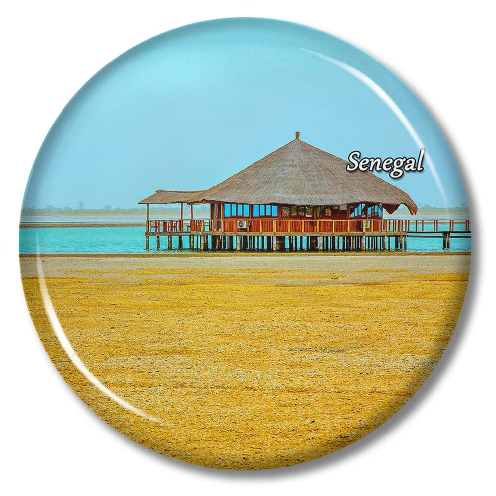 Senegal Refrigerator Magnet with Hidden Bottle Opener