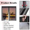 AXFZZRS Magnetic Fly Screen for Windows, Auto-Closing, Black, 220 x 120 cm view 4