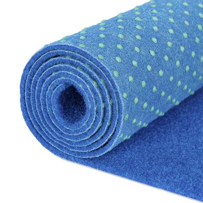 Mazovia Artificial Grass for Balcony 100 x 525 cm, 6 mm, Blue, Weather-Resistant, Low-Maintenance