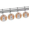 12-Pack Decorative Shower Curtain Hooks, Unicorn Alpaca Llama view 2