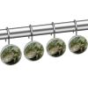 12-Pack Decorative Sea Turtle Shower Curtain Hooks view 2