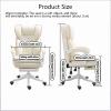 Pink Reclining Gaming Chair with Footrest and Ergonomic High Backrest view 4