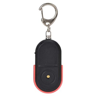 Mini Key Finder, Wireless Anti-Lost Whistle Locator (Red)