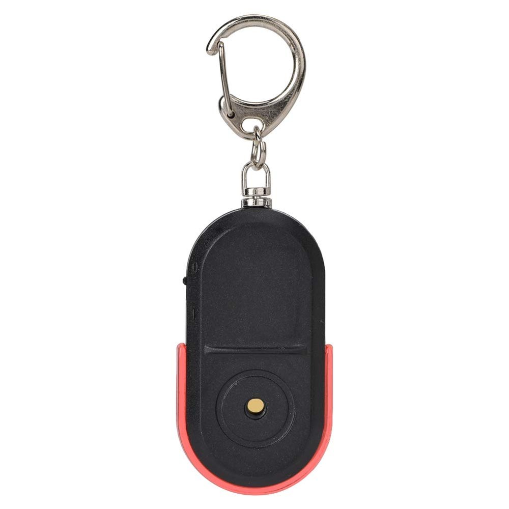 Mini Key Finder, Wireless Anti-Lost Whistle Locator (Red)