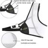 wolfman Archery Chest Guard, Adjustable Hunting Protector for Compound and Recurve Bows, Right-Handed, S, White view 2