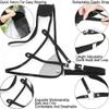 wolfman Archery Chest Guard, Adjustable Hunting Protector for Compound and Recurve Bows, Right-Handed, S, White view 3