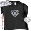 Glitter Diamond Iron-On Appliqué, 10 x 9.1 cm, Silver view 2