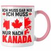 Trendation Canada Mug Gift – I Don’t Have to Do Anything, I Just Have to Go to Canada (Pink) view 1