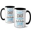 OM3 "I'm a Proud Boss of an Incredibly Fantastic Team" Mug - Black Ceramic, 11 oz/325 ml view 3