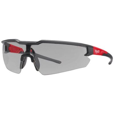 Milwaukee Scratch-Resistant Gray Safety Glasses