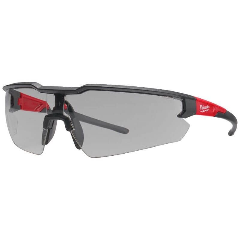 Milwaukee Scratch-Resistant Gray Safety Glasses