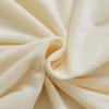180 x 200 Fleece Velvet Fitted Sheet, White/Beige, for Mattresses up to 25–30 cm view 4