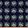 Death Moth Upholstery Fabric Halloween Butterfly Animal Fabric by the Yard Zodiac Galaxy Decor Fabric for Boys and Girls, Gothic Moth Skeleton Boho Waterproof Ombre Green, 276 x 150 cm (H x W) view 1