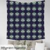 Death Moth Upholstery Fabric Halloween Butterfly Animal Fabric by the Yard Zodiac Galaxy Decor Fabric for Boys and Girls, Gothic Moth Skeleton Boho Waterproof Ombre Green, 276 x 150 cm (H x W) view 3