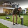 Novatool Anthracite Round Bollard Light with 2-Way Outdoor Socket, Cover and IP44 view 3