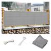 IBOWZ Balcony Privacy Screen, HDPE Mesh, 85% Blockage, Gray, 60 x 300 cm view 2