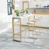 BNNP Bar Table for Home, Living Room or Kitchen, Without Chairs, for Small Spaces (120 × 40 × 105 cm) view 2