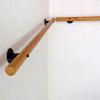 SENNIAN Solid Wood Stair Handrail, 1–20 ft, Wall-Mounted Round Handrail Set view 3