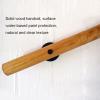 SENNIAN Solid Wood Stair Handrail, 1–20 ft, Wall-Mounted Round Handrail Set view 4