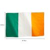 Runesol Ireland Flag 3 x 5 ft, 91 x 152 cm, Tricolor Banner, 4 Brass Grommets, Six Nations Rugby, Irish Celebrations, St. Patrick’s Day view 2