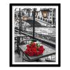DIY 5D Diamond Painting Full Drill Kit, Street Scene Roses, 40 x 120 cm, Square Drill view 1
