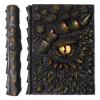 A/R Diary with Dragon Embossing | Durable Vintage Notebook with Embossed Dragon Eye Design view 1