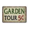 Vintage Hummingbird Secret Garden Metal Sign, 20 x 30 cm view 1