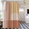 Nordic Abstract Color-Block Waterproof Shower Curtain, 240 x 175 cm (W x H) view 4