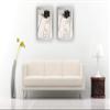 Monzetta Deluxe Picture Frame 65 x 115 cm, Matte Silver, Anti-Glare Front view 4