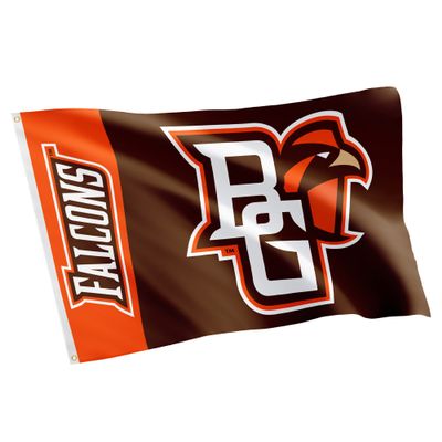 Desert Cactus Bowling Green State University Falcons BGSU 100% Polyester Indoor/Outdoor Flag, 36 x 60 in (Team Name)
