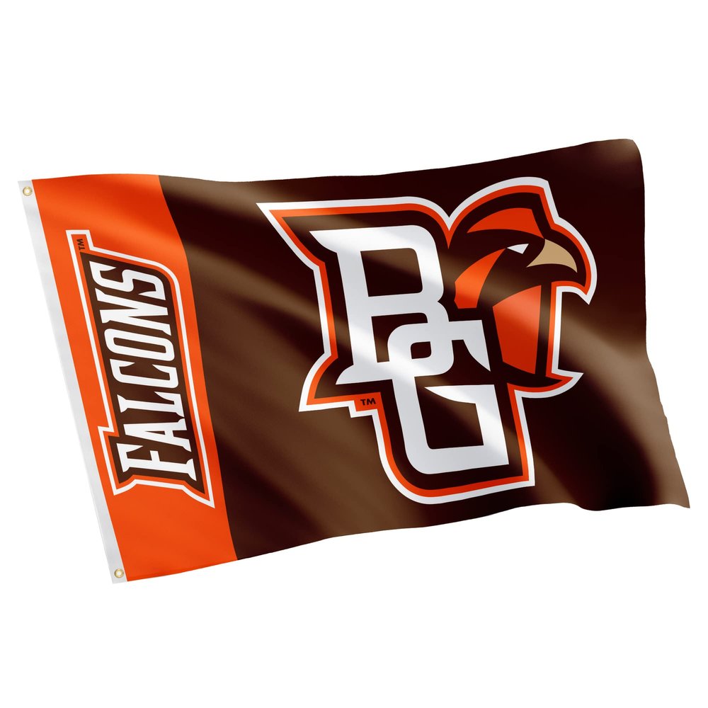 Desert Cactus Bowling Green State University Falcons BGSU 100% Polyester Indoor/Outdoor Flag, 36 x 60 in (Team Name)