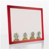 Colorello Deluxe Picture Frame, 24 x 34 cm, Ferrari Red, White Backing, Anti-Glare Acrylic Glass view 1