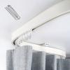 ZIMGOD Flexible Ceiling Curtain Track, White, 100 cm/3.2 ft view 1