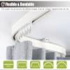 ZIMGOD Flexible Ceiling Curtain Track, White, 100 cm/3.2 ft view 4