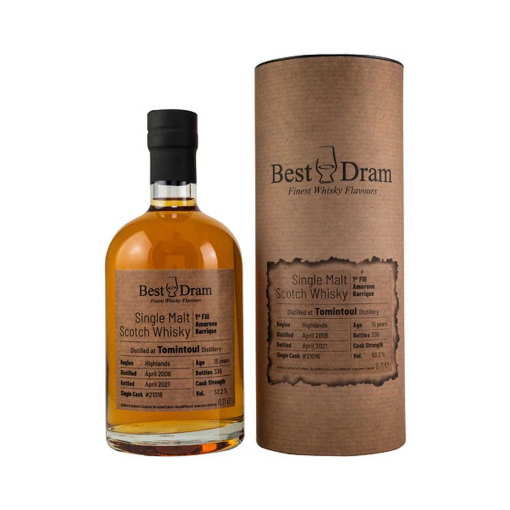Tomintoul 2006/2021 – 15 Years – #21016 – Best Dram