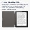 kwmobile Folio Case Compatible with Kobo Aura Edition 1, Faux Leather, Blue view 4