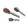 Stubby Ratchet Set, 90-Tooth, Reversible, 1/4", 3/8", 1/2" view 2