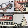 Beware of Hipsters Yellow Indoor/Outdoor Doormat, 65 x 90 cm view 3