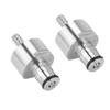 Jufjsfy 2-Piece 304 Stainless Steel Carbonation Caps, 5/16 Barb, for PET Beverage Bottles, Homebrew Kegging view 2