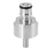 Jufjsfy 2-Piece 304 Stainless Steel Carbonation Caps, 5/16 Barb, for PET Beverage Bottles, Homebrew Kegging view 3