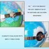 SZWH 12.5-Inch Geographic Globe for Adults, 720° Rotatable, with Metal Stand view 2