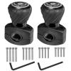 Spurtar Steering Wheel Spinner Knob, 2 Pieces, Black, Fits Circumference 8.1–10.9 cm view 1