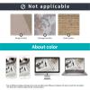 Guest Ruyunlai 15 cm x 500 cm PVC Wallpaper Border, Self-Adhesive Wall Border, Light Coffee Grid view 3