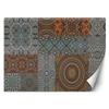 Feeby XXL Orange Arabesque Mosaic Tile Photo Wallpaper, 100 x 70 cm view 1