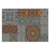 Feeby XXL Orange Arabesque Mosaic Tile Photo Wallpaper, 100 x 70 cm view 2